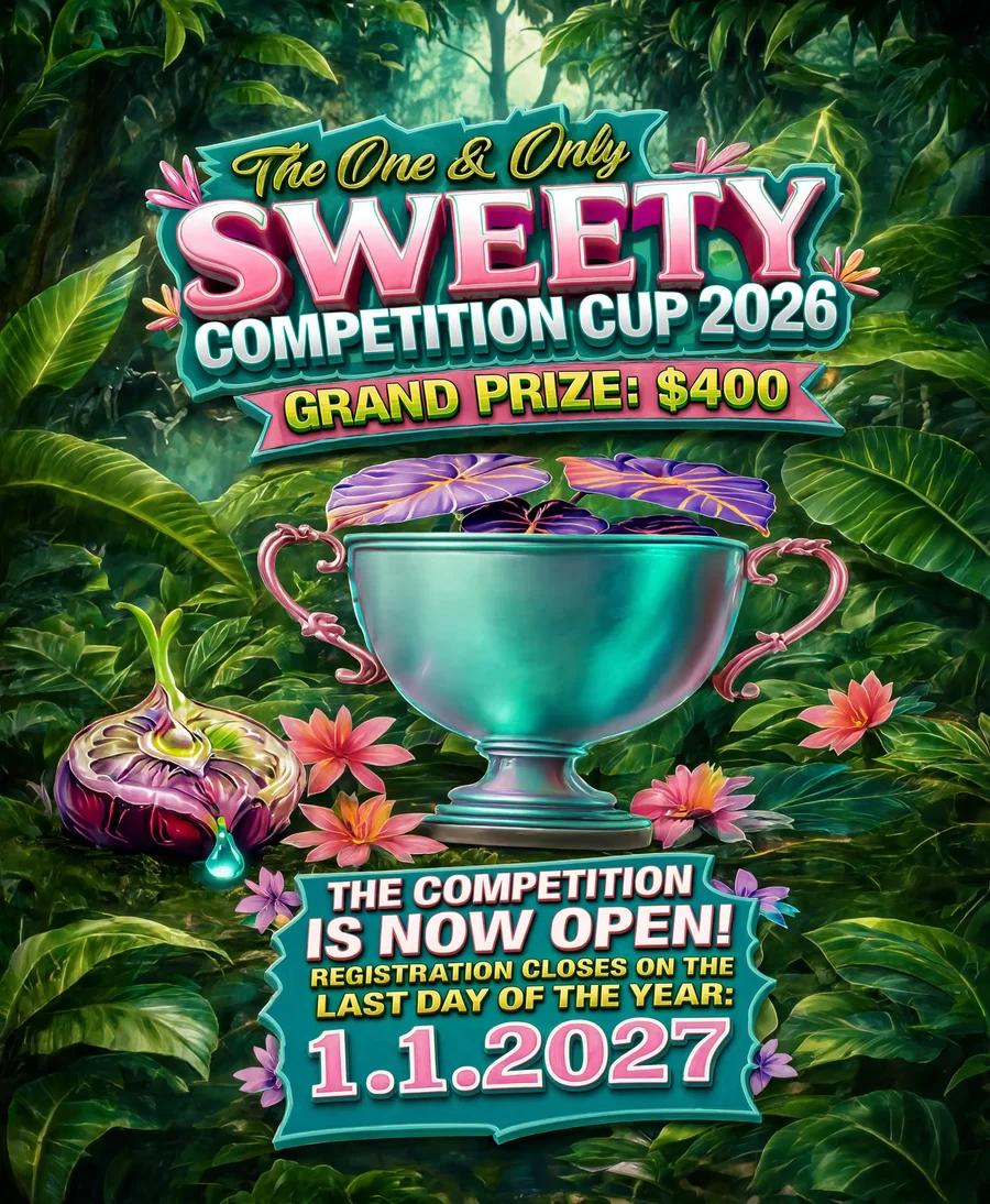 Sweety Competition Cup 2026 — Grand Prize $400, registration open until 1.1.2027