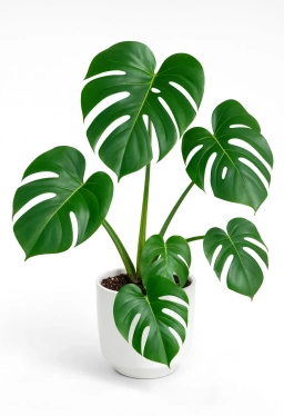 Monstera — Phosphorus Deficiency — Purple-Tinted Leaves & Stunted Growth